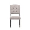 NicBex Mid Century Vintage Dining Chairs Set of 2 with Upholstered High Back,Stylish Accent Chairs for Dining Room,Kitchen,Office - 2 of 4