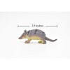 Collectible Wildlife Gifts | Armadillo, Cingulata,  Plastic Animal Figure, Model, Animal,  Gift, Toy,  2 1/2"   CWG105 B237 - 2 of 4