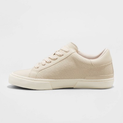 beige sneakers