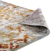 Modway Reflect Distressed Vintage Ornate Floral Lattice 5x8 Indoor and Outdoor Area Rug, 5 ft x 8 ft, Primrose/Ivory, Light Blue, Multicolored - 4 of 4