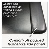 Artistic Executive Desk Pad with Leather-Like Side Panels 24 x 19 Black 413841 - 4 of 4