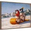 Amanti Art Toboggan by Lucia Heffernan Canvas Wall Art Print Framed 30-in. W x 23-in. H. - 2 of 4