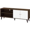 Sapphtopaz Modern TV Stand for TVs Up to 59" with 2 Storage Shelves Entryway Table with Storage Cabinet Wood TV Console for Living Room - 3 of 4