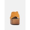 Criss Cross Strap Block Heel Sandals - 2 of 4