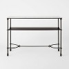 Metal and Marble Console Table with Shelf White Carrara Marble/Dark Bronze - Threshold™ designed with Studio McGee - 3 of 4