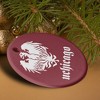 University of Chicago Primary Logo Porcelain Holiday Christmas Tree Ornament - 4 of 4
