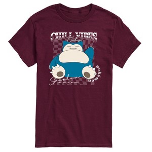 Men's - Pokémon - Snorlax Chill Vibes Short Sleeve Graphic T-Shirt - 1 of 4