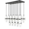 Cayden 17-Light Modern Chandelier - Dimmable, Damp Rated, 42" Linear Design - 2 of 4