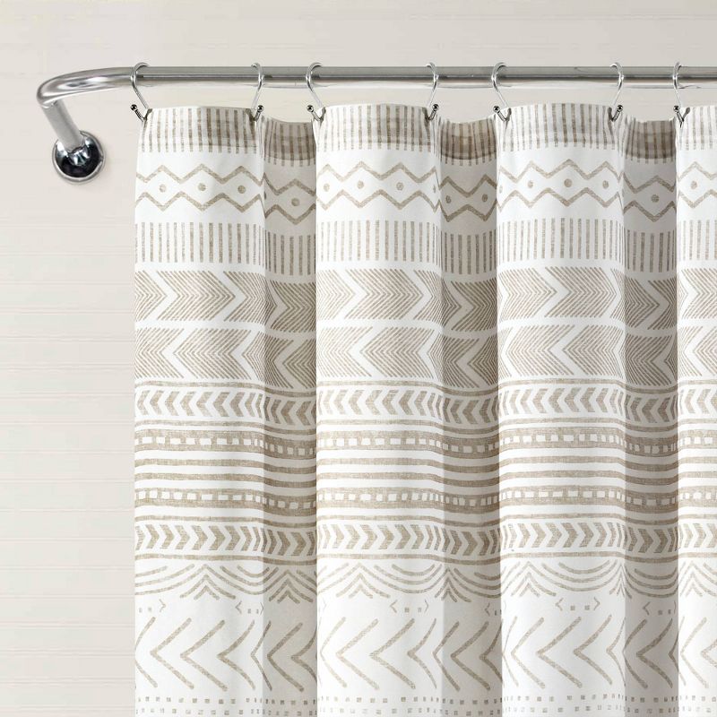 Hygge Geo Shower Curtain - Lush Décor, 3 of 9
