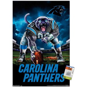 Trends International NFL Carolina Panthers - 3 Point Stance 19 Unframed Wall Poster Prints - 1 of 4