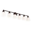 Livex Lighting Somerville 6 - Light Vanity in  Bronze - 3 of 4