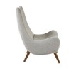 CAVINAS Faux Fur Accent Chair with Curved Back and Metal Sled Frame,Comfy Upholstered Living Room Chairs,Reading Chairs for Living Room - 4 of 4