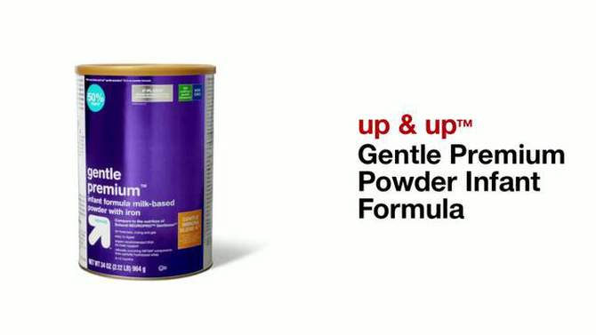 Gentle Premium Powder Infant Formula - 34oz - up &#38; up&#8482;, 5 of 6, play video