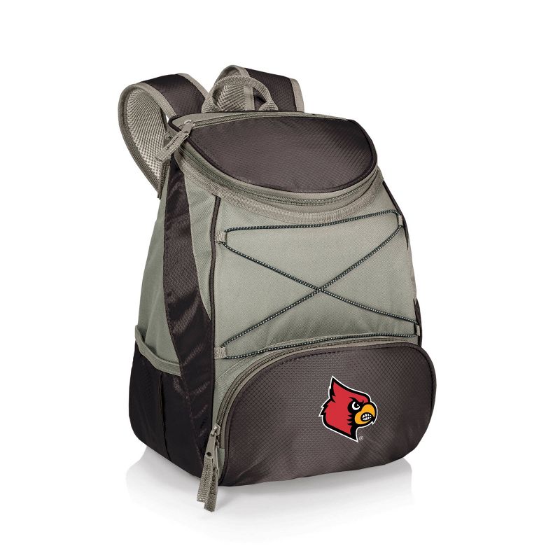 NCAA Louisville Cardinals PTX Backpack Cooler - Black, 1 of 4