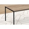 Laminate & Metal 3-Piece Coffee and End Table Set with Sleek Frame and Contemporary Design for Living Room or Modern Spaces - 3 of 4