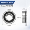 Unique Bargains Chrome Steel Durable Long-lasting Multipurpose Use Flanged Ball Bearing 4 1/4" x 1/2" x 1/5" - 3 of 4