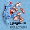 Nocciola 9 in 1 Dinosaur Plush Dog Toys, Christmas gift,Funny Stuffed Dino Puzzle Toy with 8 Fossil-Shaped Squeaky and Crinkle Toys - 2 of 4