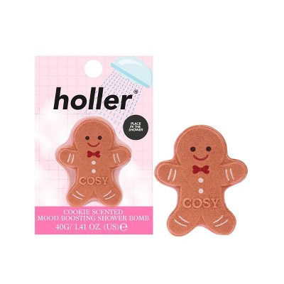 Holler and Glow Shower Steamer Bath Soaks - Cosy Core Gingerbread