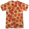 Men's Pizza (Front Back Print) Short Sleeve Costume T-Shirt - 2 of 4