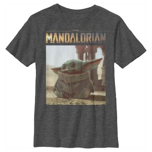 Boy's Star Wars The Mandalorian The Child Scene T-Shirt - 1 of 4