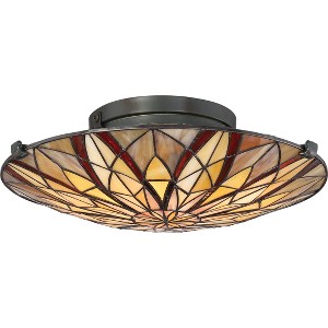 Victory 2-Light Valiant Bronze Flush Mount Light - 1 of 4