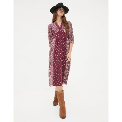 FatFace Women's Kelly Wild Ditsy Midi Dress