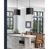 Urban Ambiance Luxury Transitional Indoor Pendant,  10''H x 12"W x 12''D,  Brushed Nickel;Matte Black;Vintage Brass Finish, UHP4711 - 2 of 4
