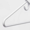 5pk Super Heavyweight Plastic Hanger White - Room Essentials™ : Target