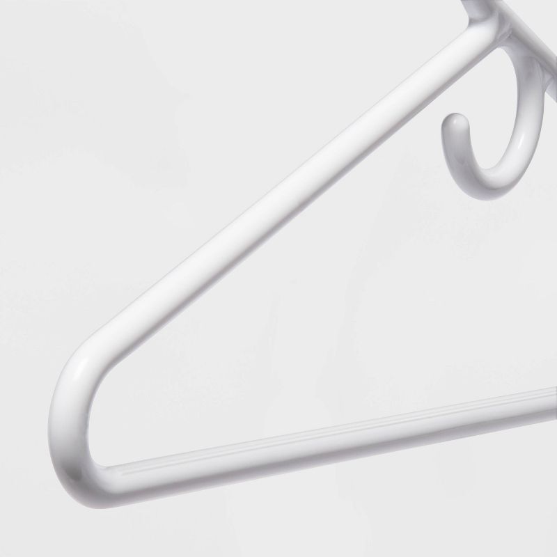 5pk Super Heavyweight Plastic Hanger White - Room Essentials&#8482;, 4 of 5