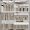 Awesome Home  Linen Blend Light Filtering Curtains for Living Room (2 Panels) - 3 of 4