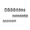 LOVELAY CREATIONS Grey Short Square Press-On Nails with Glitter Full Cover - 2 of 4