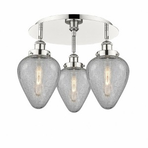 Geneseo - 3 Light Flush Mount In Industrial Style-9.5 Inches Tall and 17.75 Inches Wide - 1 of 1