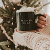 Sweet Water Decor Fa La La Green Stoneware Coffee Mug -14oz - 2 of 3