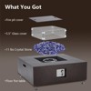 50000BTU Fire Table with Wind Guard, Glass Beads & Rain Cover, Sturdy Steel Anti-rust Finish & CSA Safety Certified Outdoor Firepit - 4 of 4