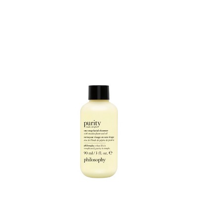 Philosophy face wash deals purity