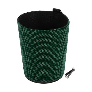 Unique Bargains Car Trash Can Portable Seat Back Trash Bin Green - 1 of 4