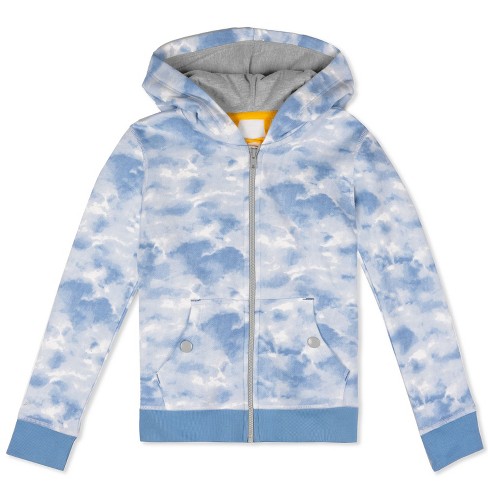 Blue cloud zip up new arrivals