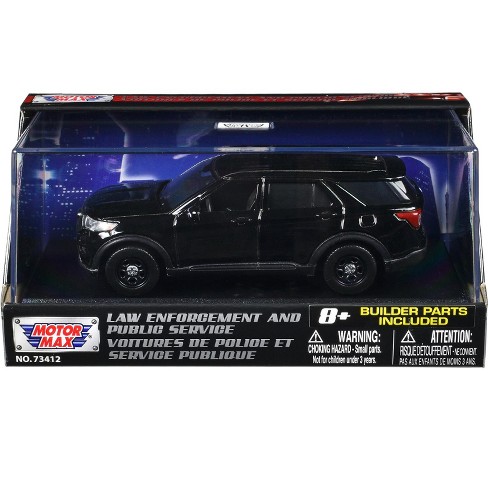 2022 Ford Police Interceptor Utility Black Unmarked 