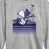 Boys' - Peanuts - Snoopy Woodstock Ski Stripes Long Sleeve Graphic T-Shirt - 2 of 4