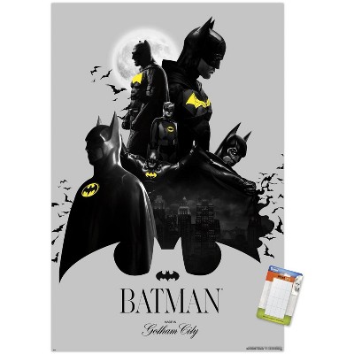 Trends International DC Comics Batman: 85th Anniversary - Batman Collage Unframed Wall Poster Prints