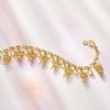 Ross-Simons Italian 18kt Gold Over Sterling Silver Cherub and Heart Charm Bracelet. 7 inches - 3 of 4