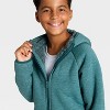 Boys' High Pile Fleece Lined Full Zip Hoodie - All In Motion™ - 3 of 3