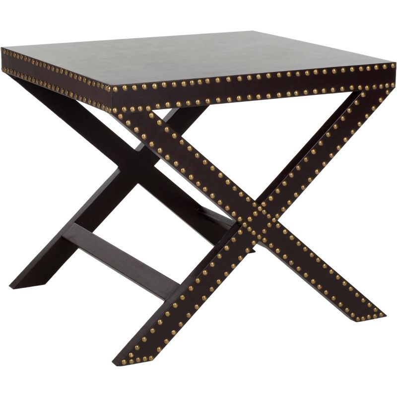 Jeanine X-End Table - Charcoal - Safavieh., 3 of 5