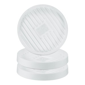 Unique Bargains Plastic Indoor/Outdoor Durable Plant Saucer Water Catcher Tray 3 Pcs - 1 of 4