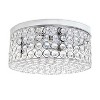 12" Elipse Round Crystal Flush Mount Ceiling Light - Elegant Designs - 2 of 4