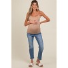 Pinkblush Blue Slim Straight Maternity Ankle Crop Jeans - 2 of 4