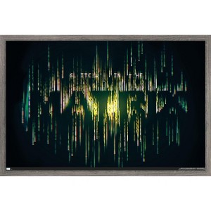Trends International The Matrix: Resurrections - Glitch in the Matrix Framed Wall Poster Prints - 1 of 4