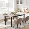 Computer Desk, Large Office Desk with Black Metal Frame, Modern Simple Style Gaming Table, Sturdy Write Desk - 4 of 4