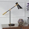Hudson and Canal 30" Tall Two-Tone Table Lamp: Industrial Style, UL Listed, E26 Base, 60W - 3 of 4