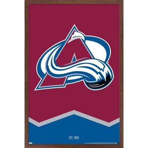 Trends International NHL Colorado Avalanche - Logo 21 Framed Wall Poster Prints - 1 of 4